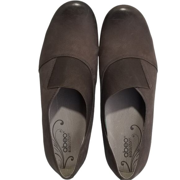 Abeo Shoes Brown Slip On Comfort Shoe Bio System Portola Size 8.5 N - Picture 3 of 12